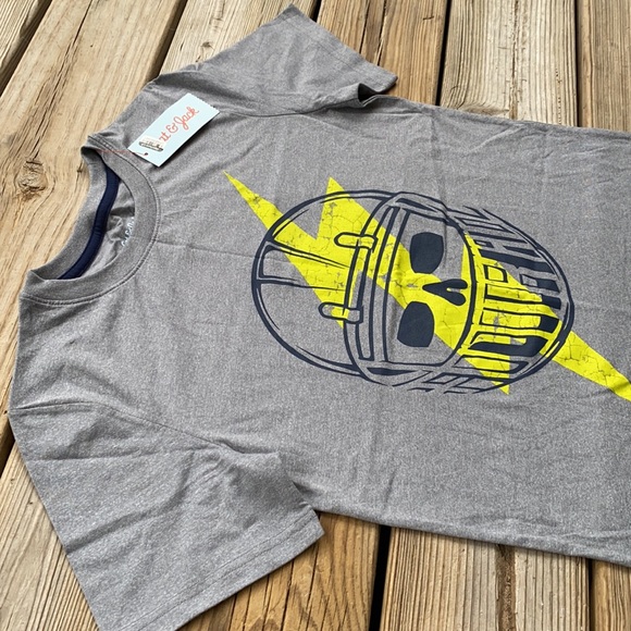 Cat & Jack Lightning Football T-Shirt - Picture 2 of 2